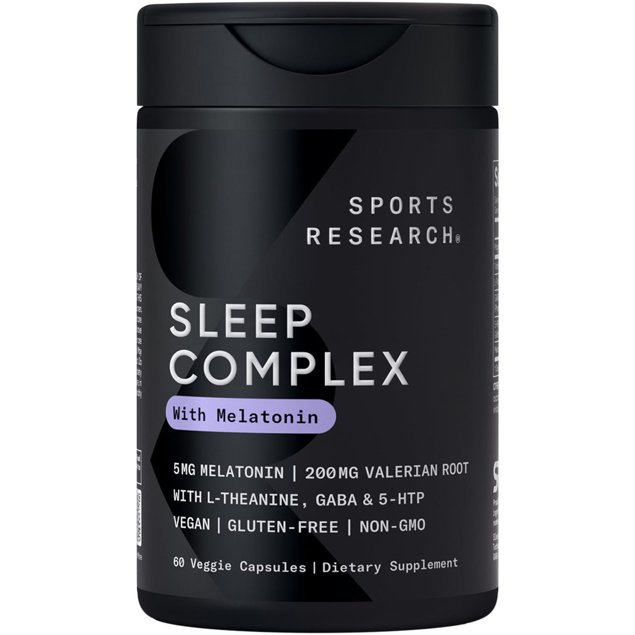 Sports Research® Sleep Pack - Sleep Complex with Melatonin 5mg + Magnesium L-Threonate Capsules 2000mg + Ashwagandha