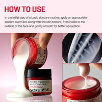 Thumbnail for SOME BY MI Snail Truecica Miracle Repair Cream - 2.02Oz, 60ml - Made from Snail Mucin for Sensitive Skin - Daily Repair Face Moisturizer for Acne Marks and Strengthen Skin Barrier - Korean Skin Care