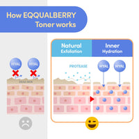 Thumbnail for EQQUALBERRY Swimming Pool Toner - Gentle Exfoliating Toner with Natural Enzyme | Boosted Hydration with Hyaluronic Acid | Daily Toner for Sensitive Skin | Korean Skincare, 10.14 Fl. Oz / 300ml