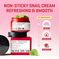 Thumbnail for SOME BY MI Snail Truecica Miracle Repair Cream - 2.02Oz, 60ml - Made from Snail Mucin for Sensitive Skin - Daily Repair Face Moisturizer for Acne Marks and Strengthen Skin Barrier - Korean Skin Care