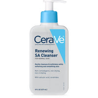 Thumbnail for CeraVe Renewing Salicylic Acid Cleanser, Formulated With Hyaluronic Acid, Niacinamide, & Ceramides, Gentle BHA Exfoliating Face Wash Smooths & Softens Skin, Non Comedogenic & Fragrance Free, 8 Ounce