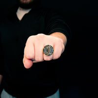 Thumbnail for SalesOne DC The Flash Movie Costume Ring Brass Prop Replica With Slide-Opening Function, Size 10 | Superhero Cosplay, Jewelry Accessories | Officially Licensed Collectible