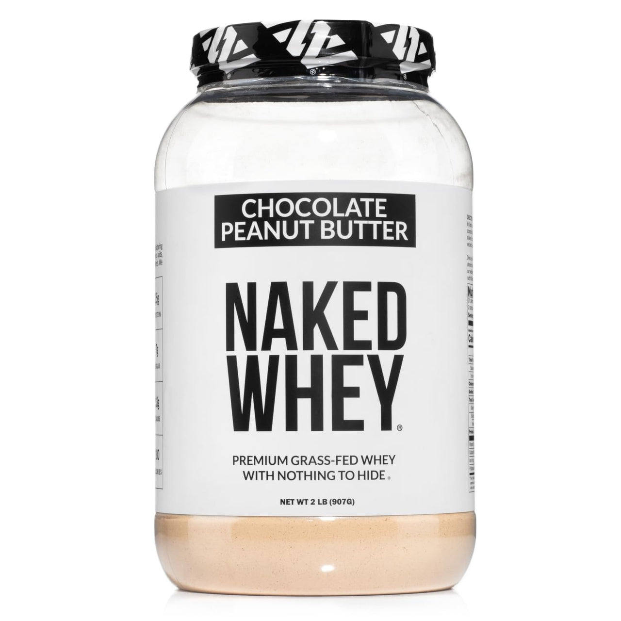 NAKED Whey Chocolate Peanut Butter Protein Powder, Grass Fed Whey, No GMO, No Soy, and Gluten Free. Nothing Artificial, Aid Growth and Recovery - 21 Servings