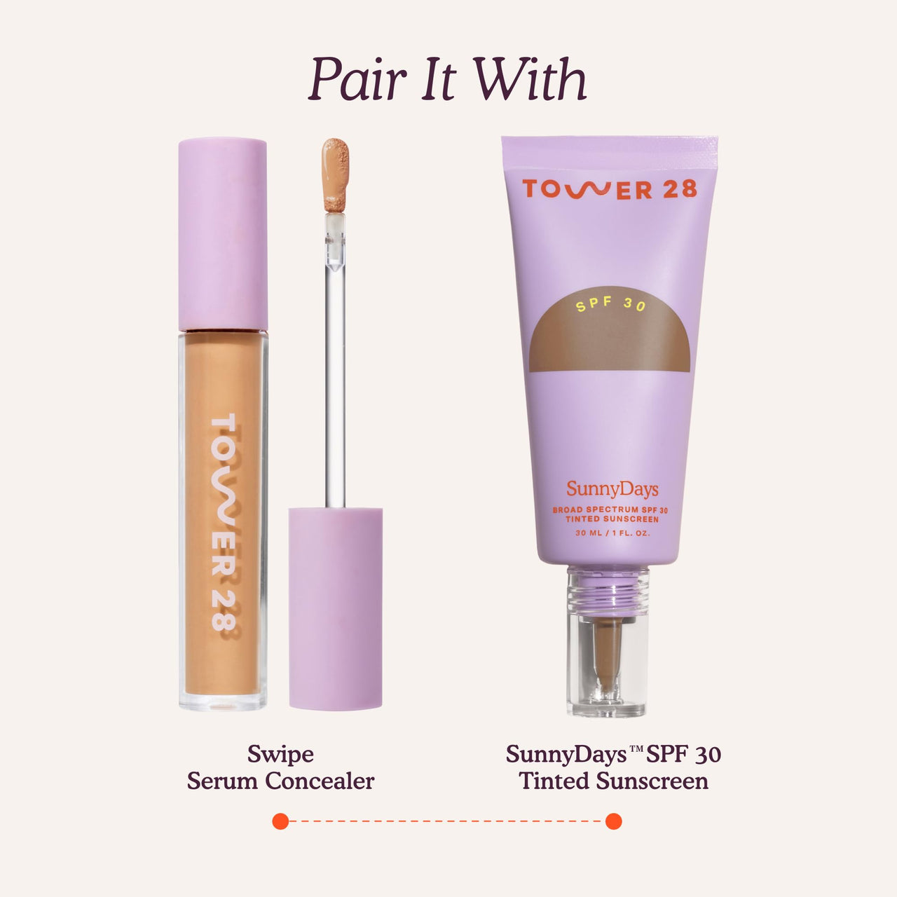 Tower 28 Swipe Serum Hydrating Concealer, 11 Tan/Medium Warm (0.22 oz)