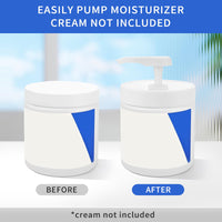 Thumbnail for Pump Lid for CeraVe Moisturizing Cream 19oz (2Pcs) Universal Pump for 3.3inch Diameter Mouth, Cream Pump Dispenser Fits for CeraVe 16oz Jars When Cut Tube Short