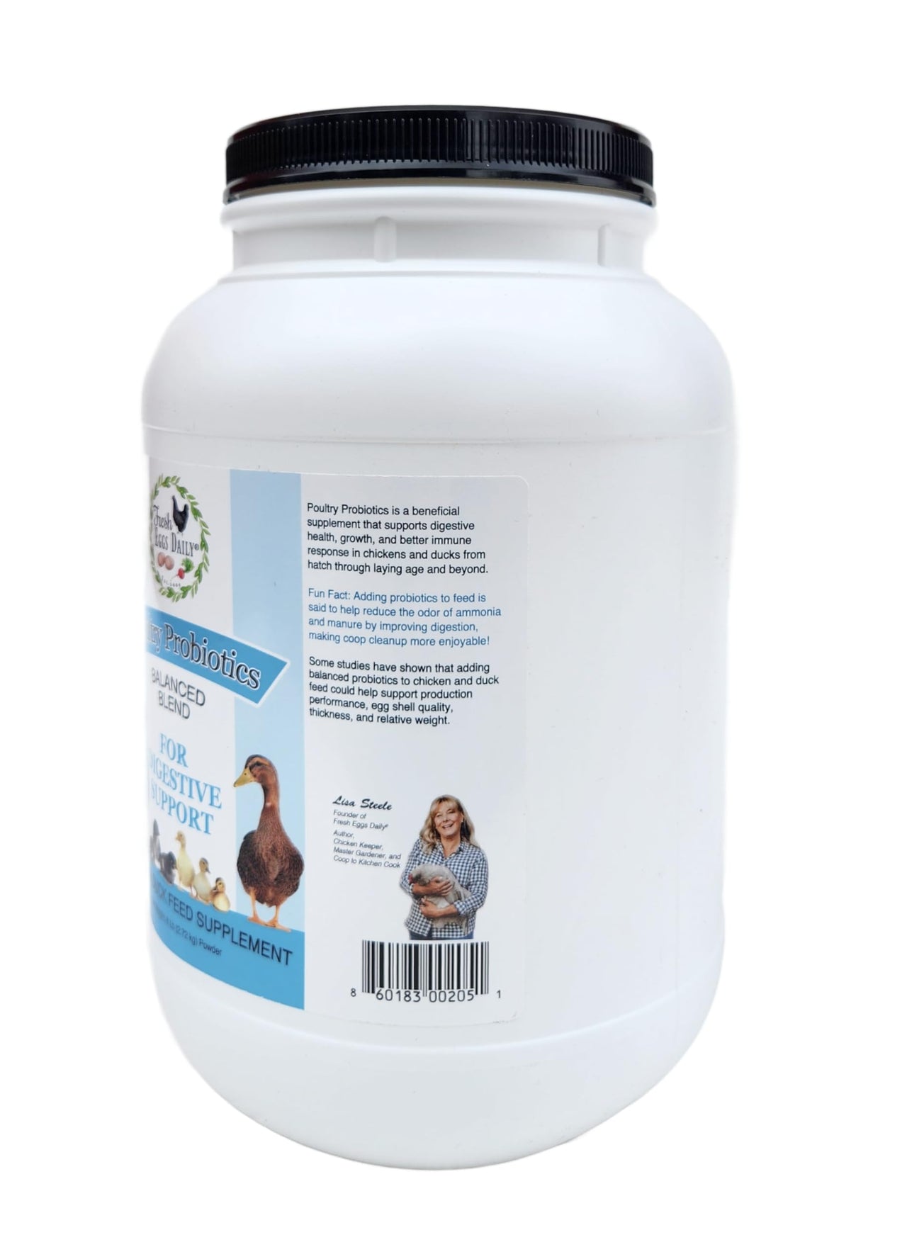 Fresh Eggs Daily Poultry Probiotics Feed Supplement – Natural Digestive & Immune Support for Chickens & Ducks – Enhances Egg Quality & Reduces Odor – 6 lb