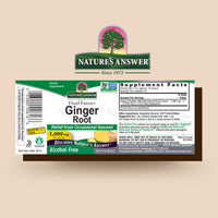 Thumbnail for Nature's Answer Alcohol-Free Ginger Root, 1-Fluid Ounce | Inflammatory Support | Supports Digestion