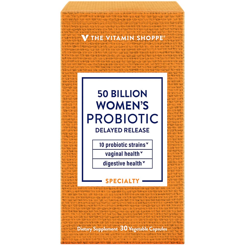 The Vitamin Shoppe Probiotics for Women - Digestive Health, Gut Flora Balance & Immune Support