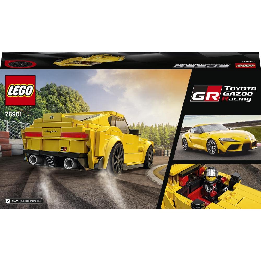 LEGO® Speed Champions Toyota GR Supra 76901 Toy Car Building Kit; Racing Car Toy for Kids