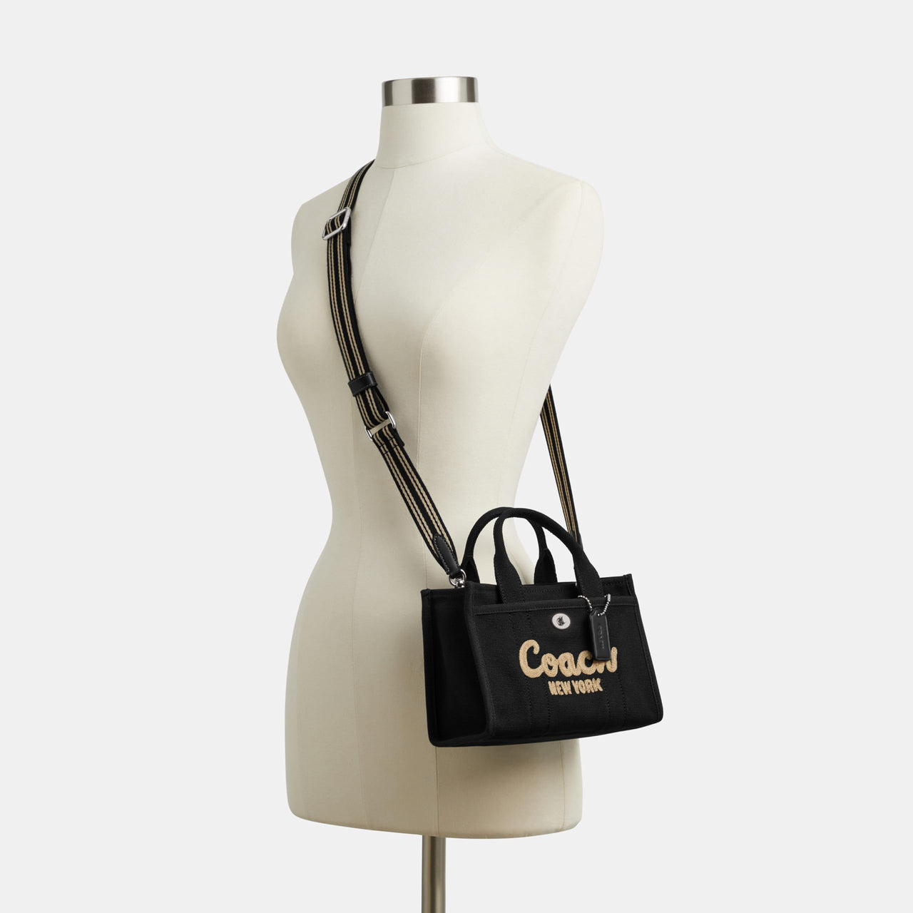 COACH Cargo Tote Bag 20 Black One Size