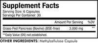 Thumbnail for Codeage Grass Fed Beef Pancreas Supplement Glandulars - Freeze Dried, Non-Defatted Desiccated Beef Pancreas Pills – Pancreatic Enzymes Diet Meat - Pasture Raised Bovine Vitamins - 180 Capsules