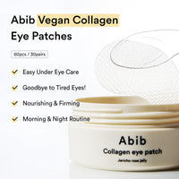 Thumbnail for Abib Collagen Peptide Eye Patches for Wrinkles & Fine Line with Jericho Rose Jelly, 60 Count, Korean Skin Care