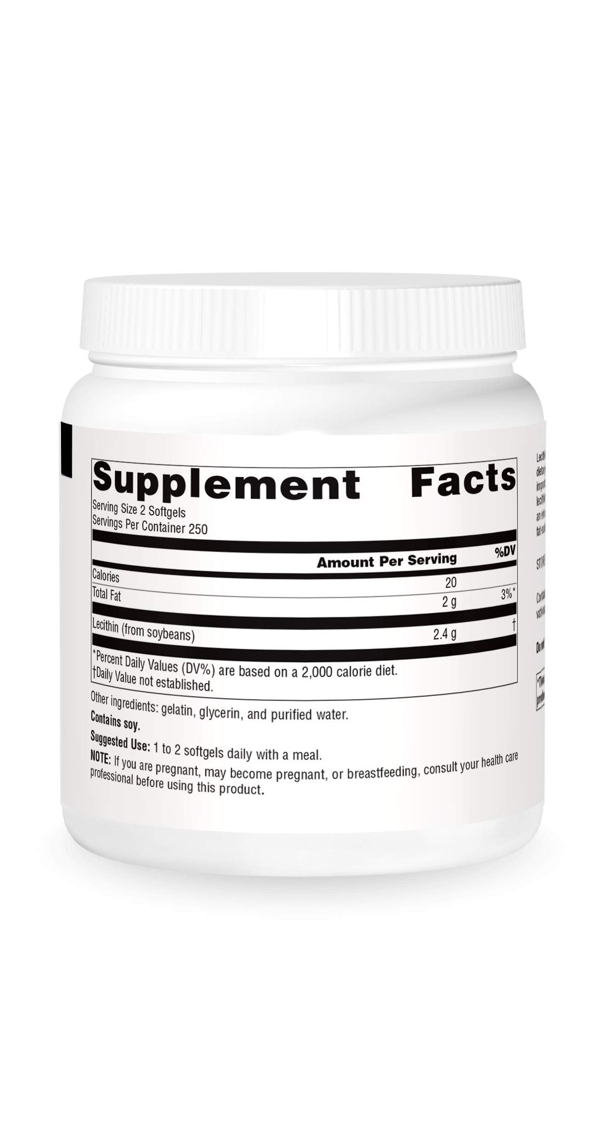 Source Naturals Lecithin 1200 mg, A Natural Emulsifier - 500 Softgels