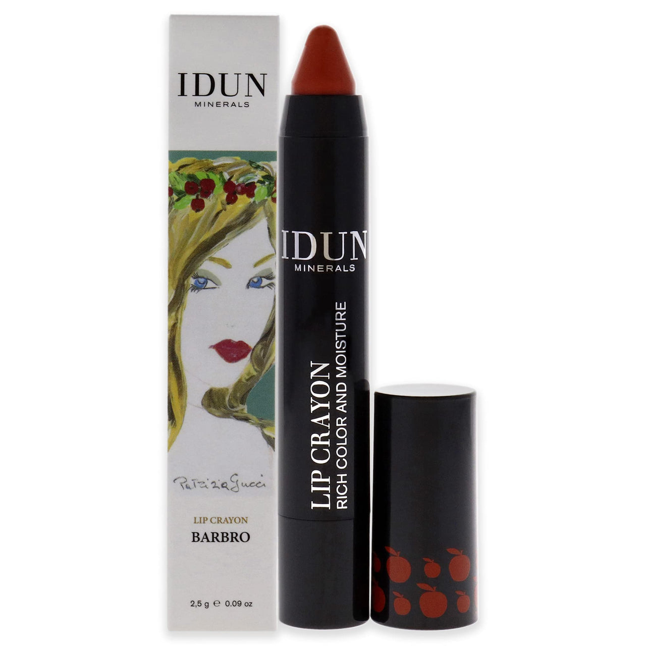 Lip Crayon - 403 Barbro by Idun Minerals for Women - 0.09 oz Lipstick