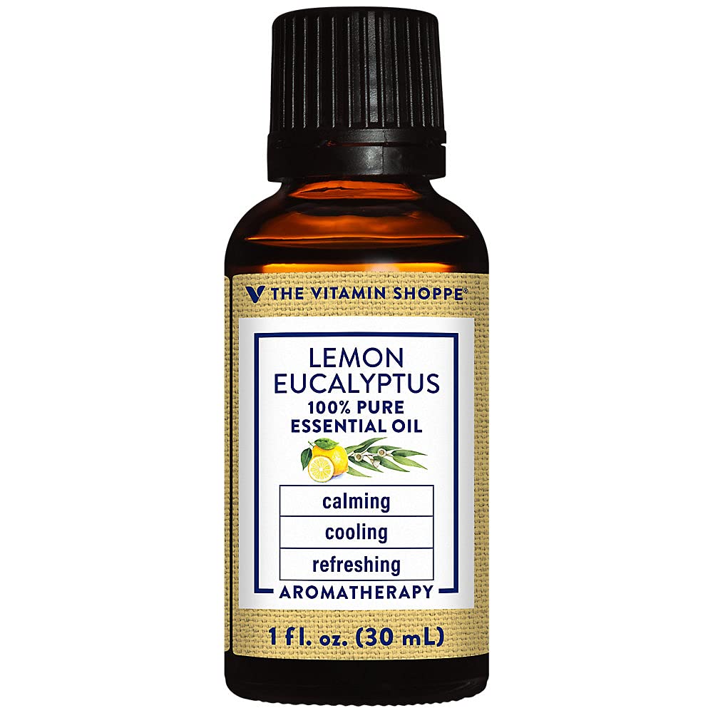 Lemon Eucalyptus - 100% Pure Essential Oil - Calming, Cooling, & Refreshing Aromatherapy (1 fl. oz.)