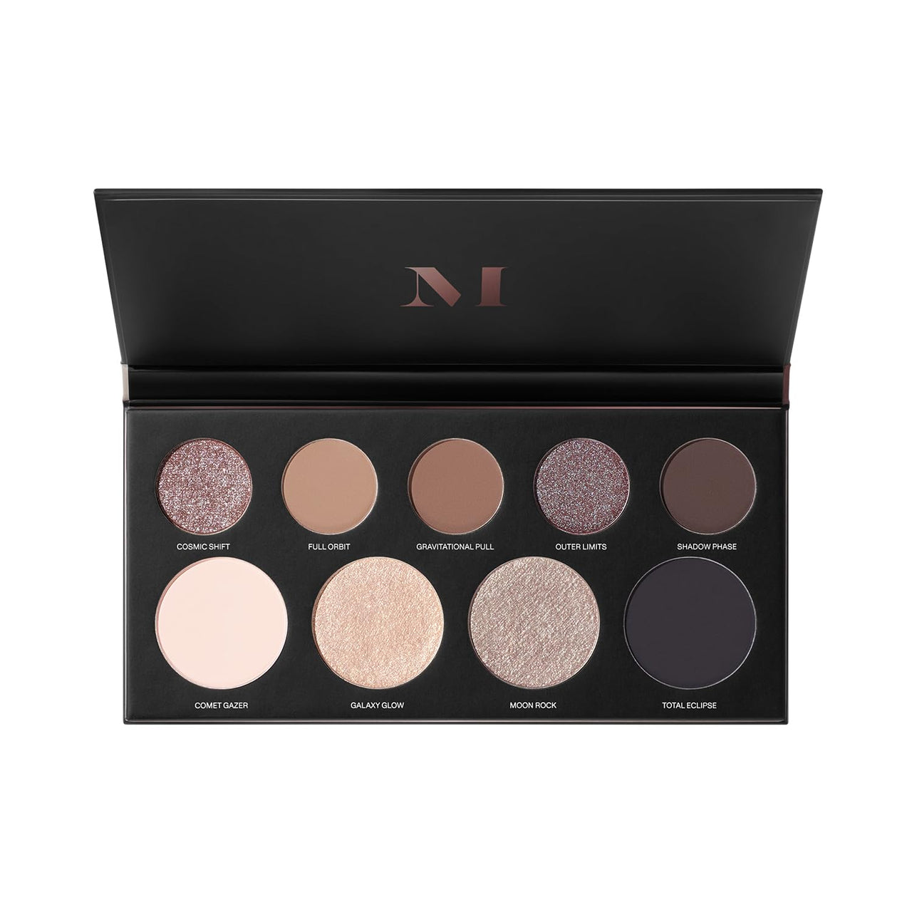 Morphe Power Multi-Effects - Makeup Palettes with Mattes, Shimmers, Duochromes & Silk Slip Toppers - Made to Build, Blend & Layer for Everyday Versatile Makeup Looks - Lunarious (0.65 oz)