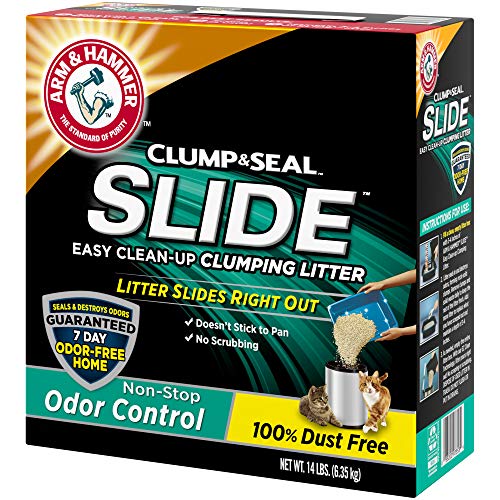 Arm & Hammer Slide Clumping Cat Litter, Non-Stop Odor Control, 14lb