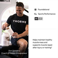 Thumbnail for THORNE - Whey Protein Isolate (Chocolate, 31.9 Oz) & Amino Complex (Berry, 8 Oz) Bundle - Supports Muscle Repair & Recovery - NSF Certified for Sport - Gluten Free, Soy Free