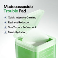 Thumbnail for MEDIHEAL Teatree Trouble Facial Toner Pads with Tea Tree & Lactobacillus - Calming & Soothing for Sensitive & Acne Prone Skin - Vegan Face Gauze, 100 Pads
