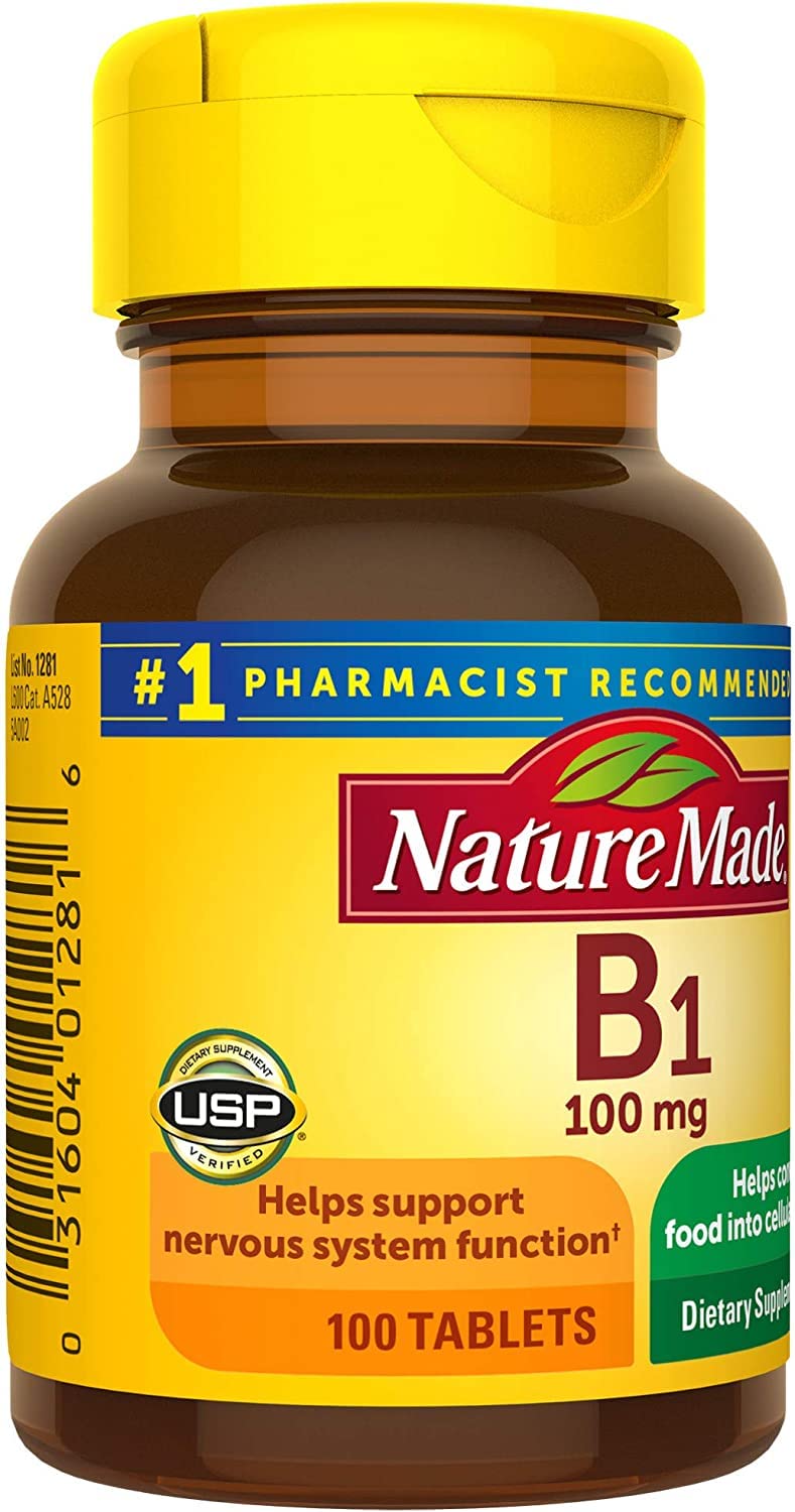 Nature Made B1 100 Mg 100 Count (5 Pack)