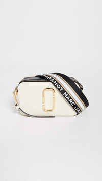 Thumbnail for Marc Jacobs Womens The Color-Block Snapshot, New Cloud White Multi, One Size
