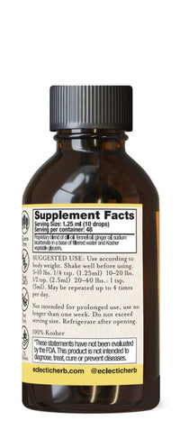 Thumbnail for Eclectic Herb - Tum-Ease for Kids Liquid Drops | Soothing Digestive Support for Calm Tummies | Herbal Supplement | Vegan, Alcohol-Free, Wildcrafted, Non-GMO, Kid-Friendly (4 fl oz | 120 ml)