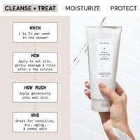 Thumbnail for Naturium KP Body Scrub & Mask for Keratosis Pilaris, Bump Eraser Shower Scrub & Exfoliator for Skin, 8 oz
