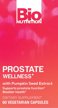 Thumbnail for Bio Nutrition Prostate Wellness with Pumpkin Seed Extract 60 Capsules
