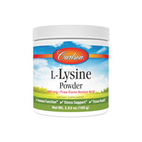 Thumbnail for Carlson - L-Lysine Powder, Free-Form Amino Acid, 960 mg, Supports Healthy Tissue & Muscle Development, 3.53 oz (100 g)