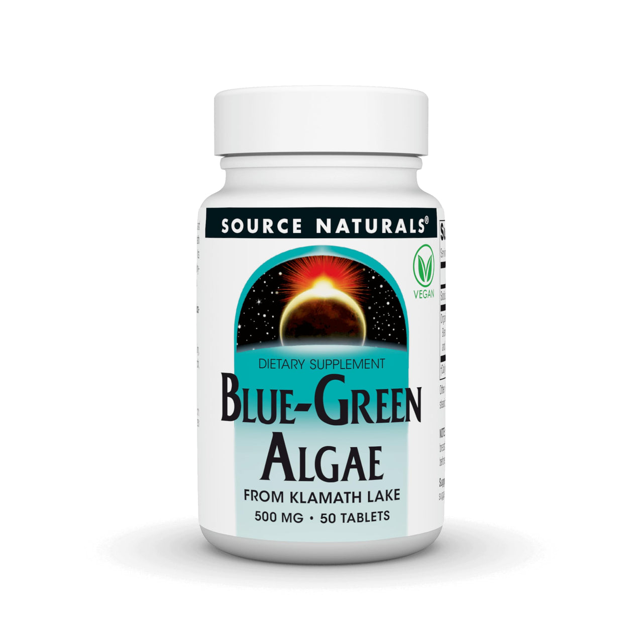 Source Naturals Blue-Green Algae from Klamath Lake* - 500 mg - 50 Tablets