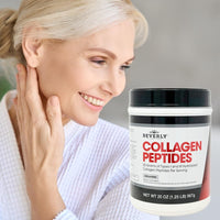 Thumbnail for Beverly International Collagen Peptides Protein Powder. Youthful Appearance- Skin, Hair, Nails, Bones and Joint Health. Easy to Use, Highly Absorbable. 18 Grams of Protein, Unflavored 20 oz.