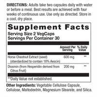 Thumbnail for Body Gold Venastat - Leg Vein Support Supplements, Circulation Supplements with Horse Chestnut & Diosmin for Men & Women, Healthy Blood Flow - 105 Veggie Capsules