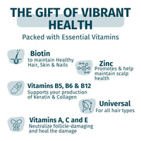 Thumbnail for WEEM Hair Skin and Nails Gummies - Supports Healthy Hair - Vegan biotin Vitamins for Women & Men Supports Faster Hair Growth, Stronger Nails, Healthy Skin, Extra Strength (1)