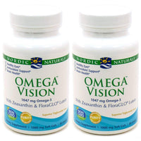 Thumbnail for Nordic Naturals Omega Vision, Lemon - 60 Soft Gels - Pack of 2-1460 mg Omega-3 + FloraGLO Lutein & Zeaxanthin - Eye Health, Brain Health, Antioxidant Support - Non-GMO - 60 Total Servings