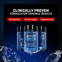 Thumbnail for DHEA Supplement for Men DHEA 100mg - Pure DHEA Supplement for Men for Strength and Hormone Balance - DHEA for Women and Men - High Purity Enhanced Absorption 60 SV USA