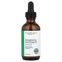 Thumbnail for California Gold Nutrition Strengthening Hair & Scalp Oil, Biotin, Rosemary Mint, 2 fl oz (59 ml)