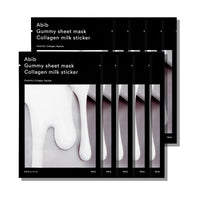Thumbnail for Abib Gummy Sheet Mask Milk Sticker 10 Sheets (Elasticity) I Korean Face Mask for Sensitive Skin, Soothing & Redness Relief, Daily Skincare Treatment, K-Beauty Sheet Mask