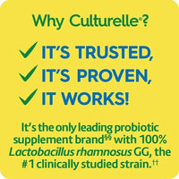 Thumbnail for Culturelle Health & Wellness Daily Probiotic Supplement For Men & Women, Helps Support Your Immune System, Occasional Diarrhea, Gas & Bloating, 15 Billion CFUs, Non-GMO, 30 Count