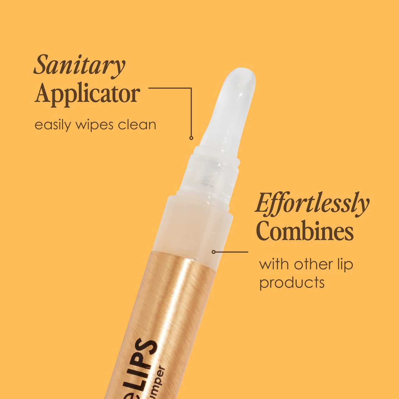 Grande Cosmetics GrandeLIPS Hydrating Lip Plumper - for Fuller-Looking, Hydrated Lips - Barely There (0.084 oz)