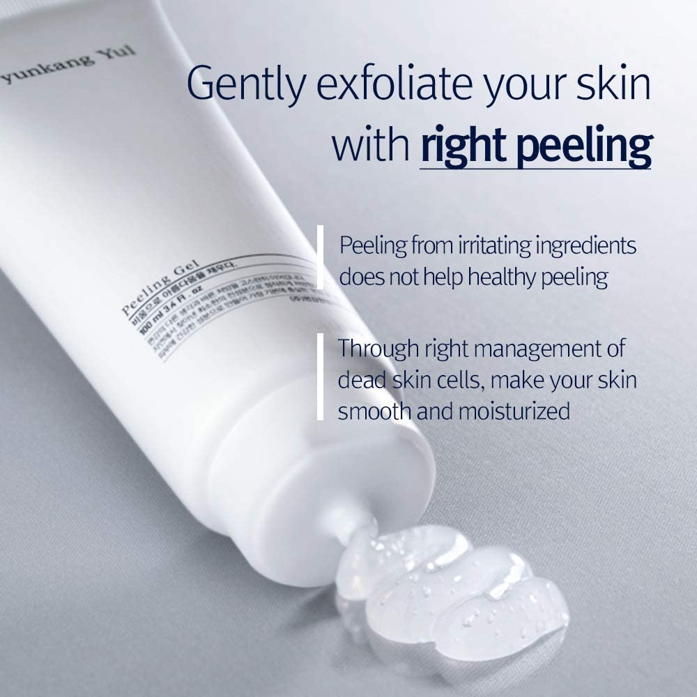 Pyunkang Yul PKY Peeling Gel with Immediate Visible Effect, Mild and Smooth Face Scrub with Papaya and AHA, Zero-Irritation, Korean Skincare (3.4 Fl.Oz, 100ml)