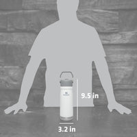 Thumbnail for Stanley IceFlow Flip Straw Water Bottle 22 oz | Built-In Straw for Travel and Sports | Lightweight and Leak Resistant | Insulated Stainless Steel | BPA-Free | Polar