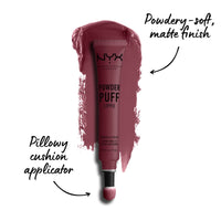 Thumbnail for NYX PROFESSIONAL MAKEUP Powder Puff Lippie Lip Cream, Liquid Lipstick - Moody (Cool Toned Plum)