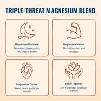 Thumbnail for Live Conscious Magwell Magnesium Zinc & Vitamin D3 - Magnesium Glycinate, Malate, & Citrate - Triple Supplement for Women & Men - for Sleep, Bone, Heart, Immune Support - 120 Caps