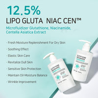 Thumbnail for APLB Glutathione Niacinamide Body Lotion | LIPO GLUTA NIAC CEN™ 12.5% 10.14 FL.OZ/Korean Skincare, Long lasting hydration, Revitalize for gentle and improve skin texture
