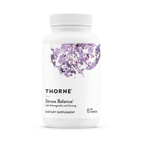 Thumbnail for THORNE - Stress Balance - Adrenal Support Supplement with B Vitamins, Vitamin C, Ashwagandha, Ginseng & Zinc* - Gluten, Dairy & Soy-Free - 30 Servings
