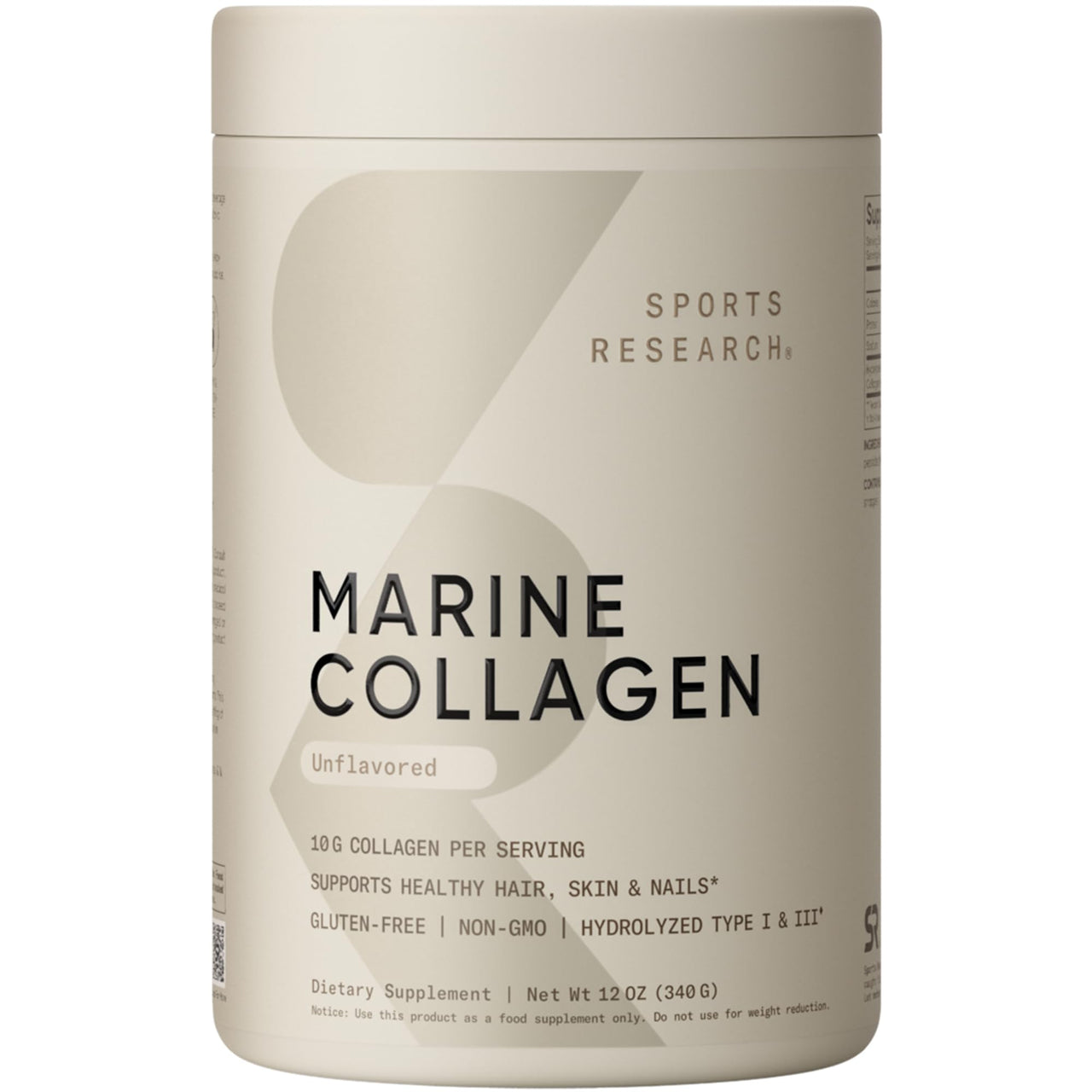 Sports Research® Multivitamin Pack for Bone & Joint Health Support with Hydrolyzed Marine Collagen Peptides Powder, Alaskan Omega-3 Fish Oil 1250mg, and Vitamin D3 5000iu + K2 100mcg