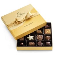 Thumbnail for Godiva Chocolatier Chocolate Gift Box for Birthday, Thank You, Anniversary, Congratulations Gift Basket Gold Ribbon Gourmet Candy Assortment with Praline, Caramel in Milk, White, Dark Chocolate, 19pc