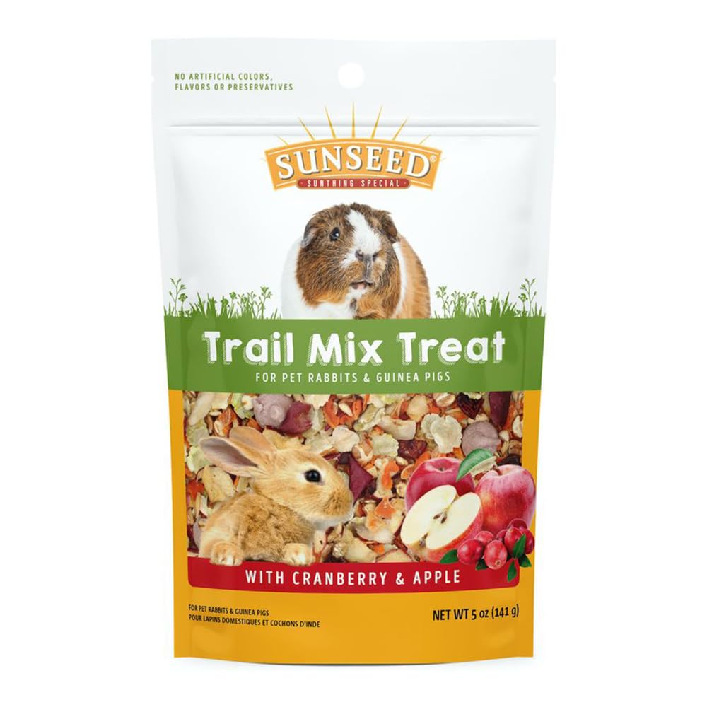 Sunseed Company 36031 Cranberry Raisin Vita Prima Trail Treat For Rabbits And Guinea Pigs, 5 Oz