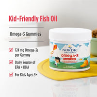 Thumbnail for Nordic Naturals Nordic Omega-3 Gummy Fish, Tangerine - 30 Gummy Fish - 124 mg Total Omega-3s with EPA & DHA - Non-GMO - 30 Servings