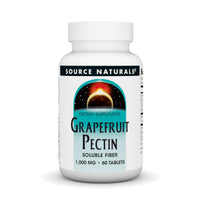 Thumbnail for Source Naturals Grapefruit Pectin, Soluble Fiber - 1000 mg Dietary Supplement - 60 Tablets